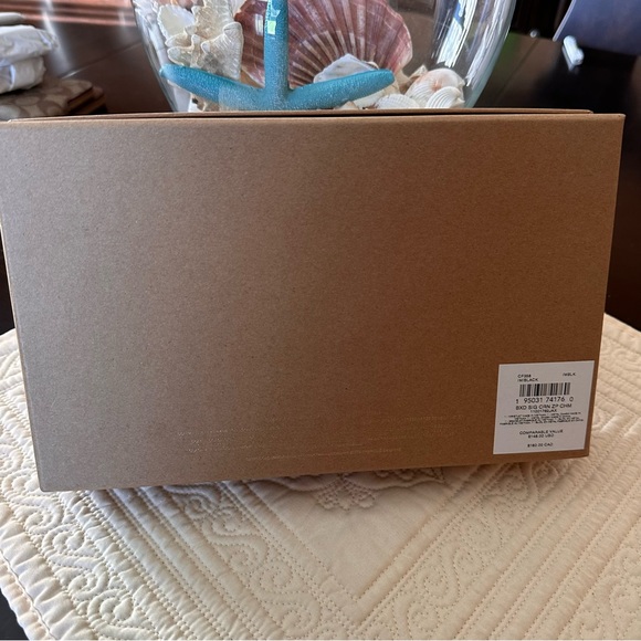 Coach NWT Boxed Corner Zip Wristlet In Signature Leather w Charms - Picture 4 of 6